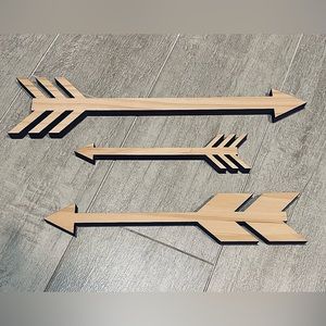 Wooden arrows